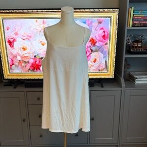 White textured athletic Dress